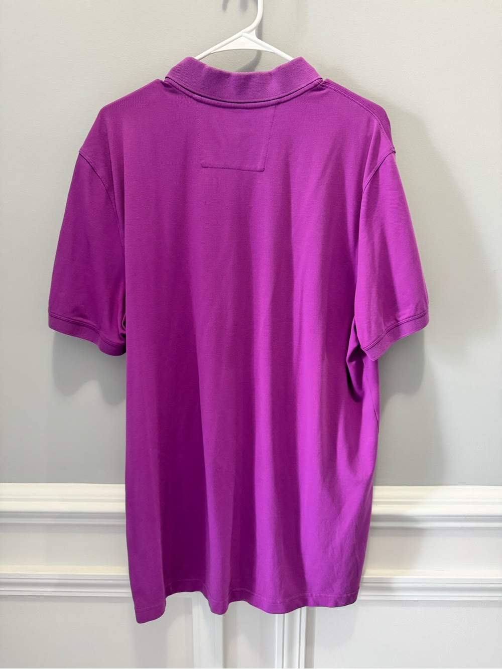 Banana Republic Purple Polo Shirt - Short Sleeve; Tall XL - Picture 6 of 6